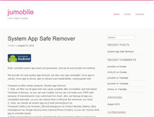 Tablet Screenshot of jumobile.com